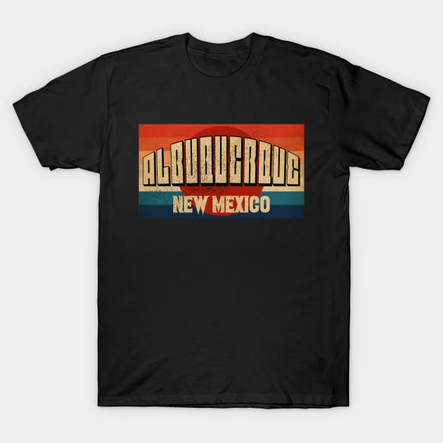 Albuquerque Vintage Sign T-Shirt by CTShirts